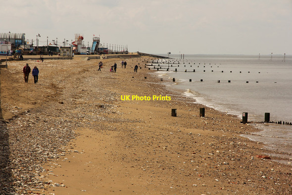 Photo 6"x4" Hunstanton beach Hunstanton c2015 P1