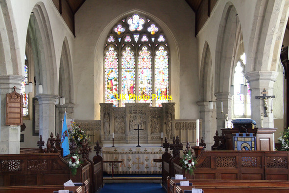 Photo 6"x4" St Mary the Virgin, Great Chart - Chancel Great Chart c2015