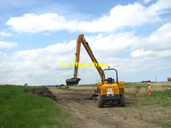 Photo 6"x4" Flood alleviation work along the New Cut, St Olaves St Olaves c2015