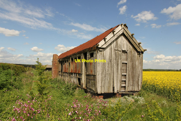 Photo 6"x4" Old railway carriage Bothamsall c2015 P1