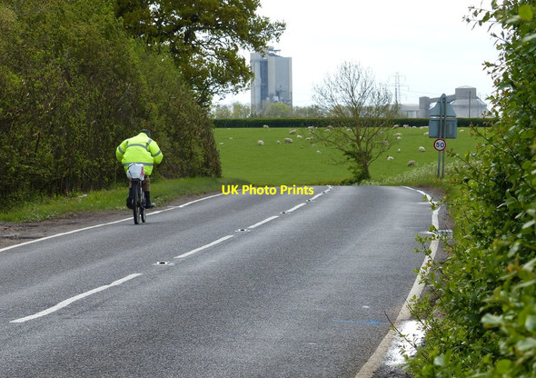 Photo 6"x4" B4112 Harborough Road towards Rugby Rugby c2015