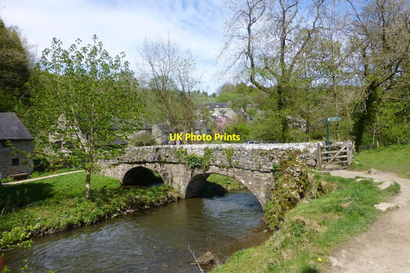 Photo 6"x4" The stone footbridge at Milldale Milldale c2015
