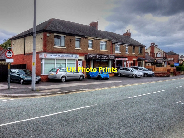Photo 6"x4" Shops on Stanifield Lane Leyland c2015