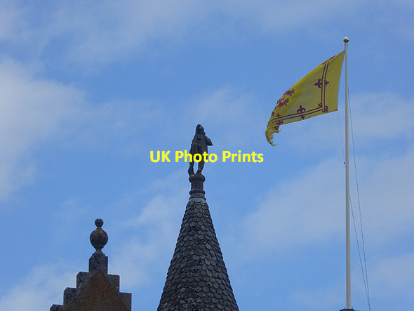 Photo 6"x4" Rooftop, Ballindalloch Castle Cragganmore\/NJ1636 c2015