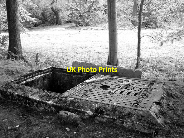 Photo 6"x4" Air raid shelter ventilation hatches Poringland c2015