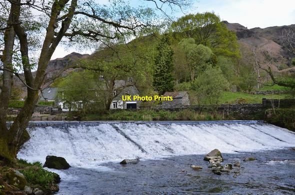 Photo 6"x4" Weir at Chapel Stile Chapel Stile c2015