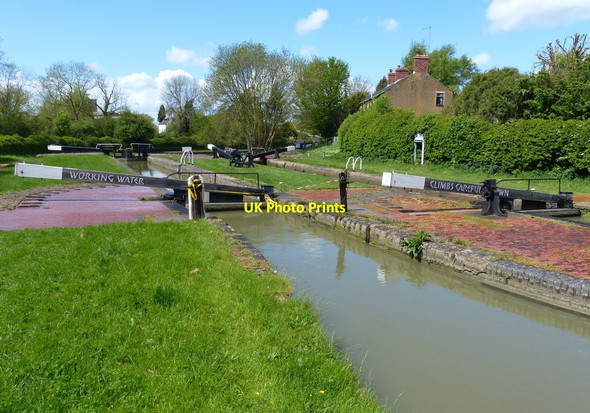 Photo 6"x4" Hillmorton Middle Locks 4 and 5 Hillmorton c2015
