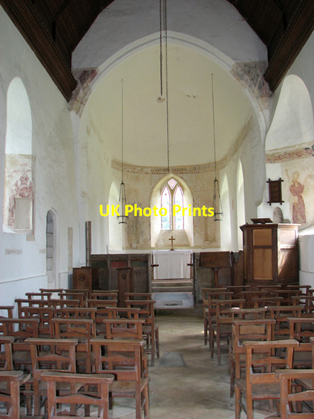 Photo 6"x4" St Margaret's church in Hales - view east Hales\/TM3897 c2015