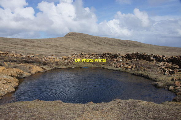 Photo 6"x4" Old chromite quarry on Nikka Vord, Baltasound Gardie\/HP6211 c2015