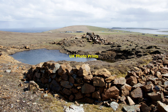 Photo 6"x4" Old chromite quarry on Nikka Vord, Baltasound Gardie\/HP6211 c2015 P1
