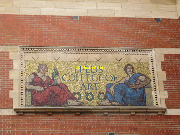 Photo 6"x4" Leeds College of Art: mosaic Leeds\/SE3034 c2015