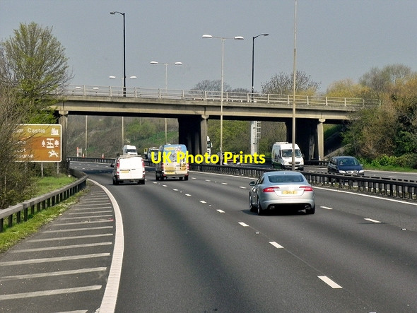 Photo 6"x4" Westbound M4, Datchet Road Bridge Eton c2015