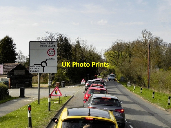 Photo 6"x4" A322 Rickford Fox Corner\/SU9654 c2015