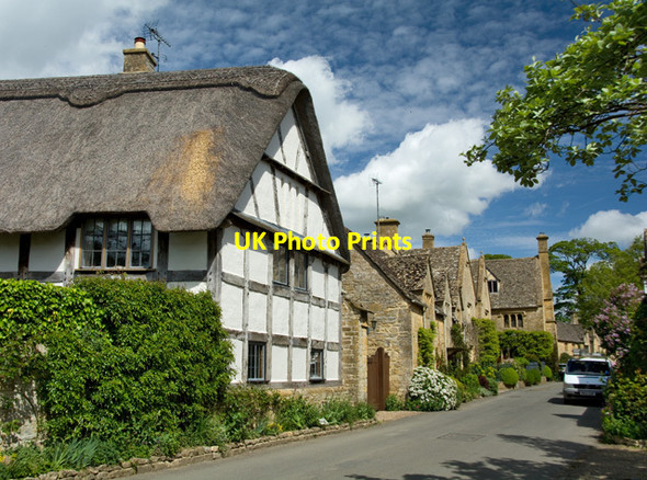 Photo 6"x4" Houses in Stanton, Gloucestershire Stanton\/SP0634 c2015