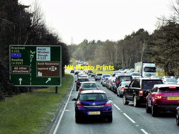 Photo 6"x4" A322 Bracknell Road, North of Bagshot Bagshot\/SU9163 c2015