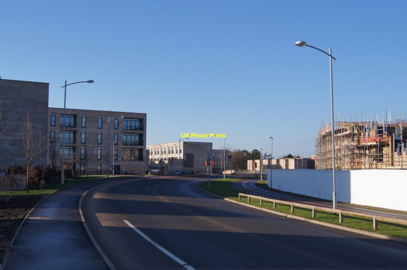 Photo 6"x4" View along Addenbrooke's Road Trumpington c2014 P1