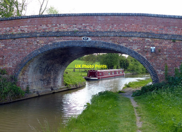 Photo 6"x4" Bridge 97 on the Oxford Canal Wolfhampcote c2015