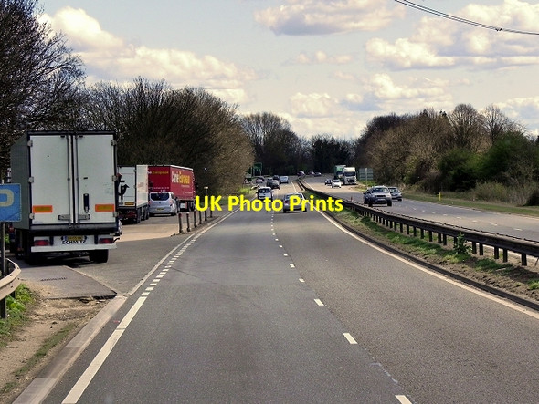 Photo 6"x4" Layby on the Staines Bypass Staines c2015