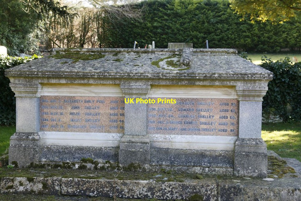 Photo 6"x4" Shelley Family Crypt Avington\/SU5332 c2015