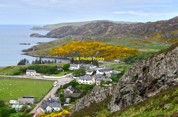 Photo 6"x4" Scourie village Scourie c2011