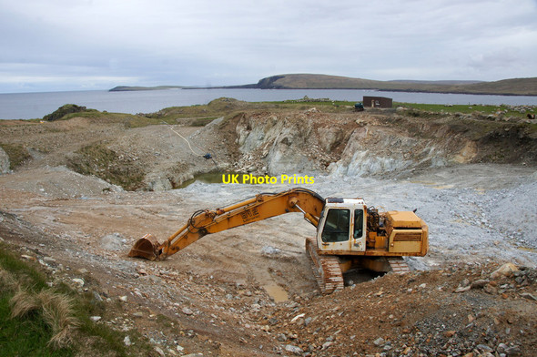 Photo 6"x4" Clibberswick talc quarry Clibberswick c2015 P1
