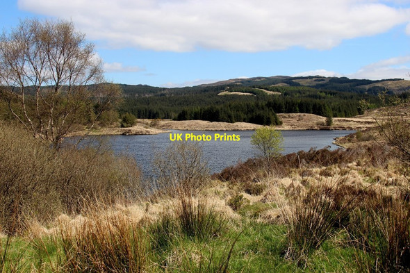 Photo 6"x4" Reservoir in Acharossan Forest Tighnabruaich c2015