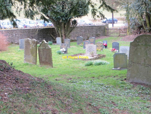 Photo 6"x4" New Headstones Llanfihangel-nant-Melan c2015