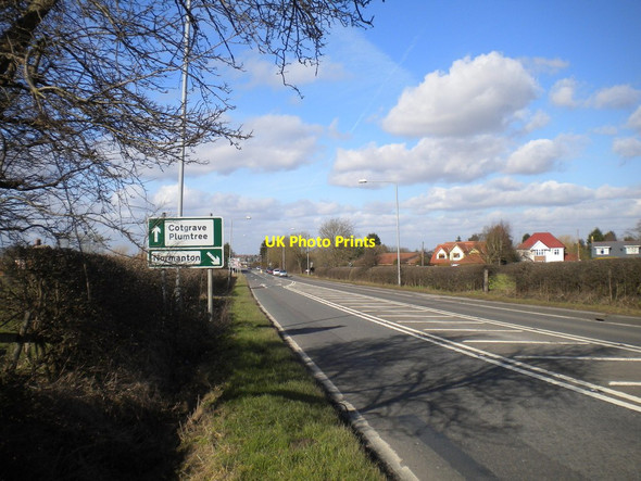 Photo 6"x4" Melton Road bypassing Normanton Plumtree c2015