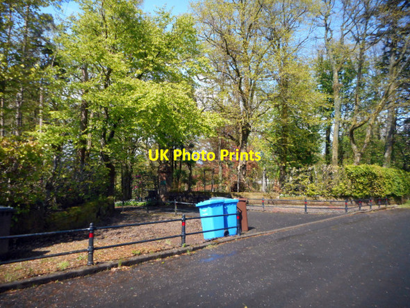 Photo 6"x4" Gate at Knock Castle Meigle\/NS1965 c2015