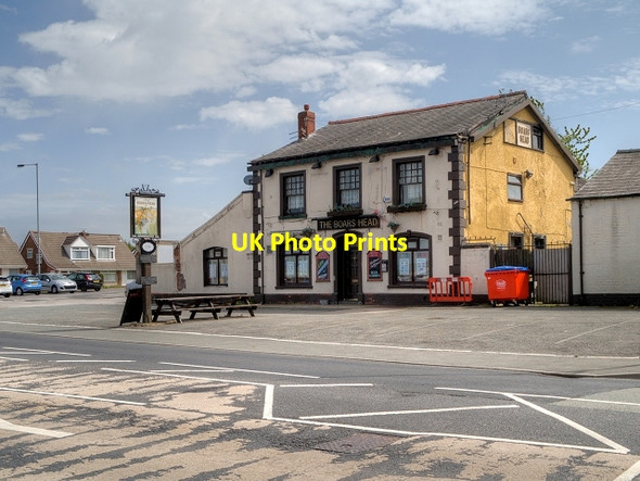 Photo 6"x4" The Boars Head, Sutton Heath Lea Green\/SJ5092 c2015