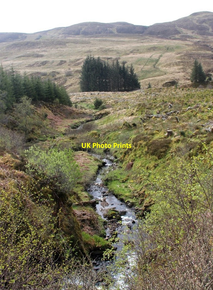 Photo 6"x4" A burn leading into Abhainn Dubhan Goatfield c2015