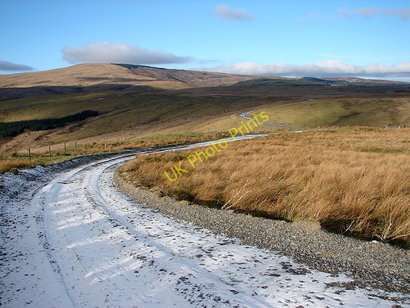 Photo 6"x4" Moorland track Pont Rhydgaled c2009