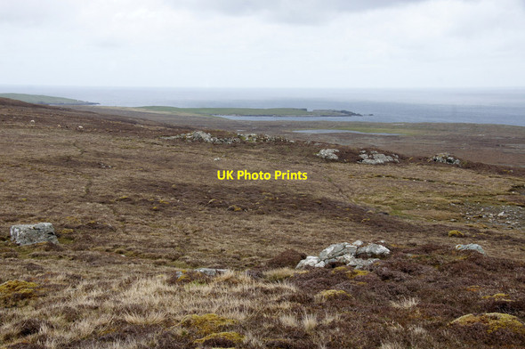 Photo 6"x4" Moorland between Hill of Colvadale and Virda Field Ordale c2015