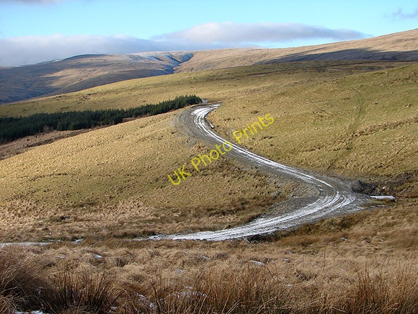 Photo 6"x4" Moorland view Pont Rhydgaled c2009