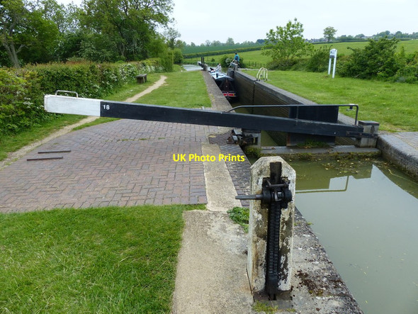 Photo 6"x4" Claydon Lock No 18 Claydon\/SP4550 c2015