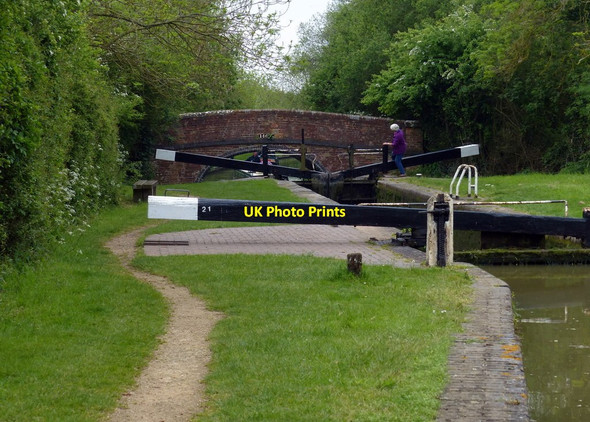 Photo 6"x4" Claydon Bottom Lock No 21 Claydon\/SP4550 c2015