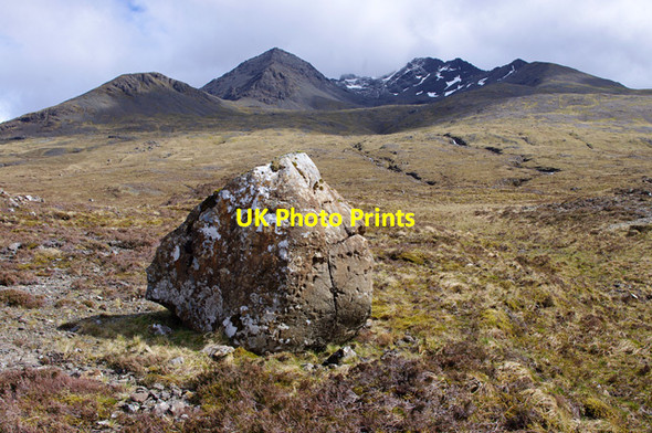 Photo 6"x4" Boulder below Fionn Choire Tobar nan Uaislean c2015