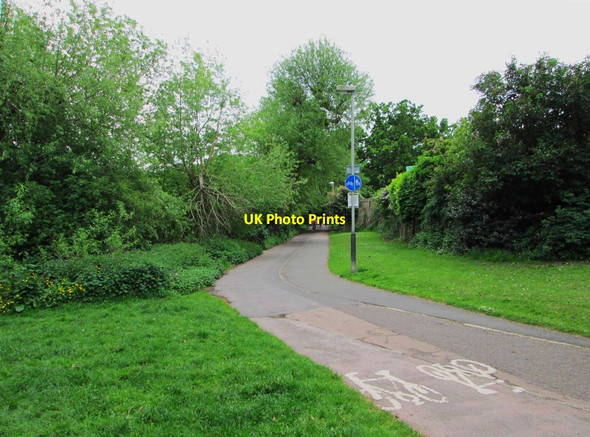 Photo 6"x4" Cycleway and footpath to Charlton Kings, Cheltenham, Glos Cheltenham c2015