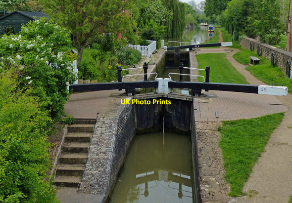 Photo 6"x4" Cropredy Lock No 25 Cropredy c2015