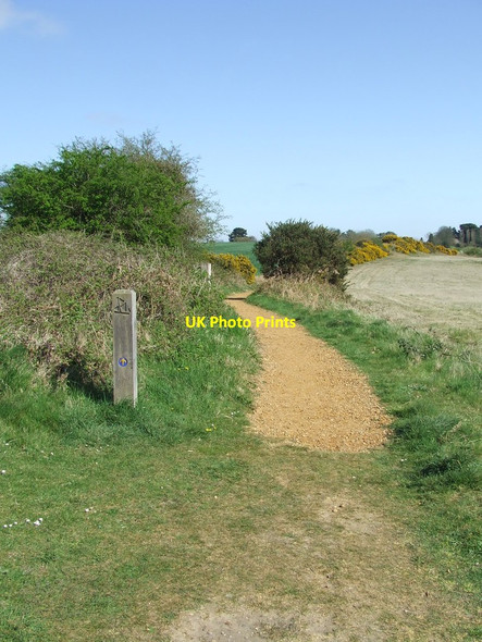 Photo 6"x4" Path And Marker Aldringham c2015