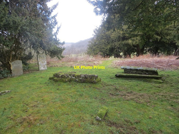 Photo 6"x4" Churchyard at Abergwesyn Abergwesyn c2015