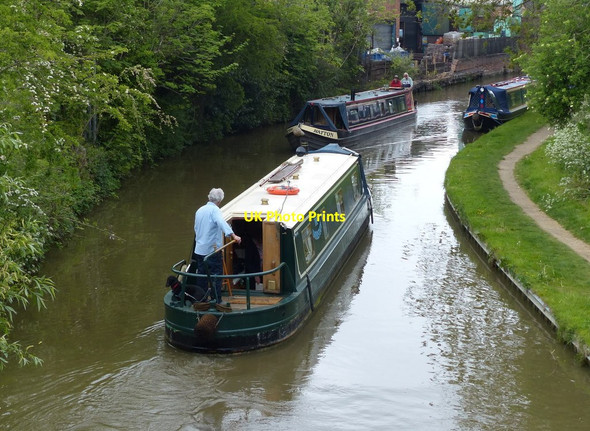 Photo 6"x4" Narrowboats on the Oxford Canal Banbury\/SP4540 c2015