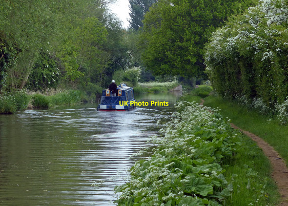 Photo 6"x4" Oxford Canal heading towards Banbury Banbury\/SP4540 c2015