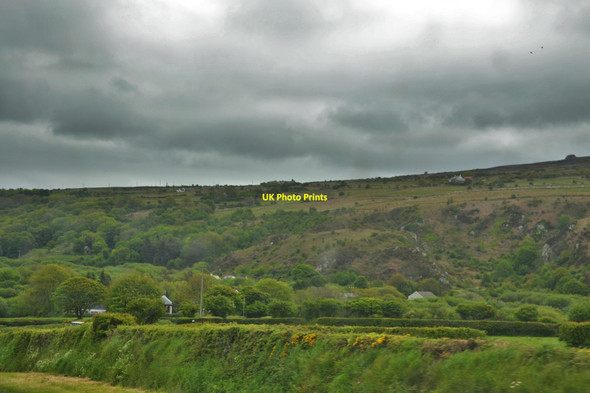 Photo 6"x4" View Towards Mynydd Dinas Llanychaer c2015