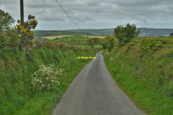 Photo 6"x4" Lane Leading To Llanllawer Church Llanychaer c2015