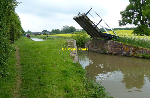 Photo 6"x4" Bridge 176: Stevens Lift Bridge Twyford\/SP4736 c2015
