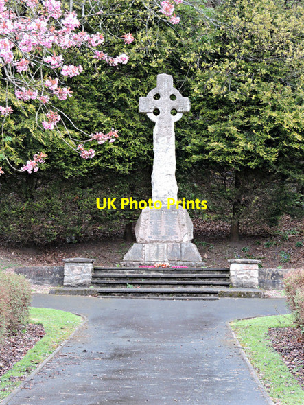Photo 6"x4" Bowling War Memorial Erskine c2015