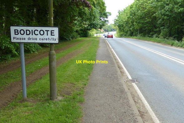 Photo 6"x4" Oxford Road at Bodicote Bodicote c2015