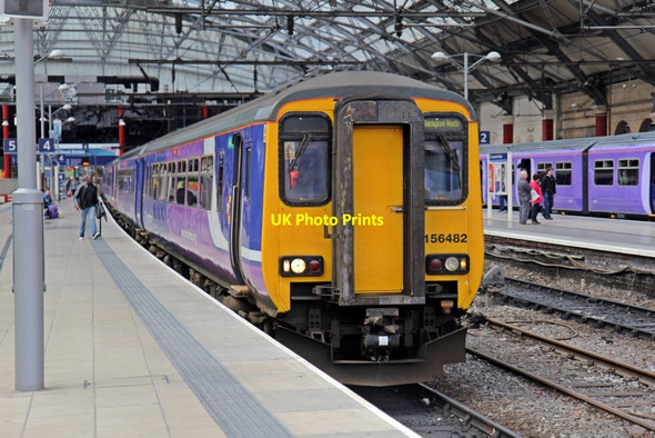 Photo 6"x4" Northern Rail Class 156, 156482, platform 4, Liverpool Lime Street railway station Liverpool c2015