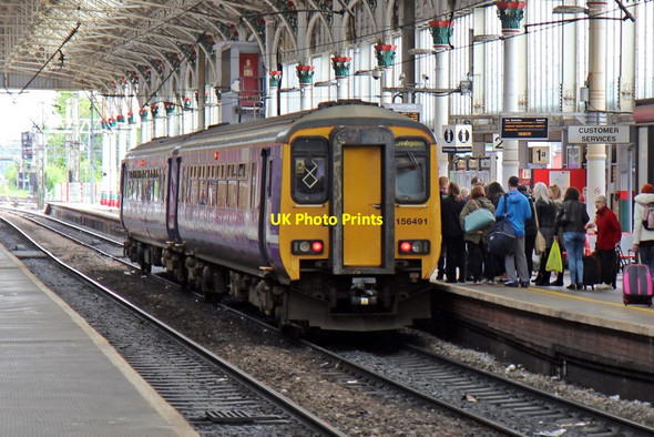 Photo 6"x4" Northern Rail Class 156, 156491, Preston railway station Preston\/SD5329 c2015